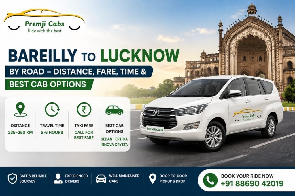 Bareilly to Lucknow by Road