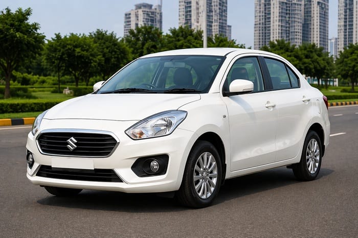 Sedan Dzire cab by Premji Cabs