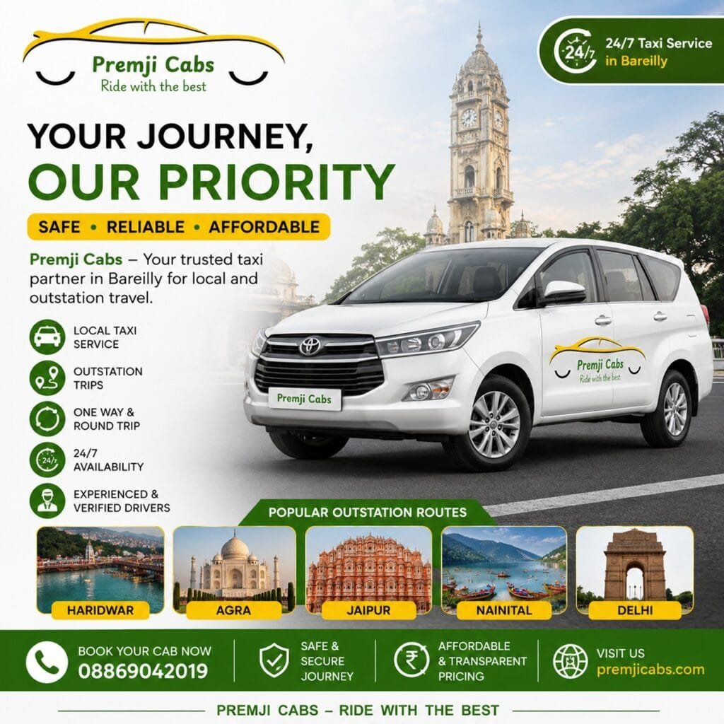 Taxi service in bareilly