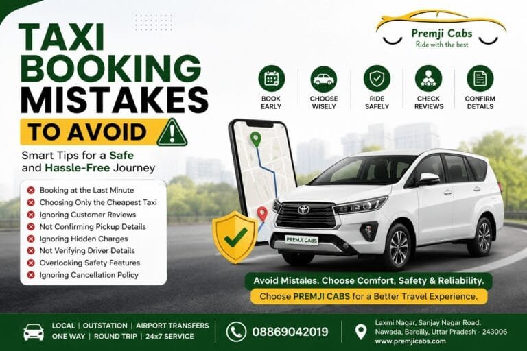 Image from Premji Cabs Taxi Booking Mistakes to avoid